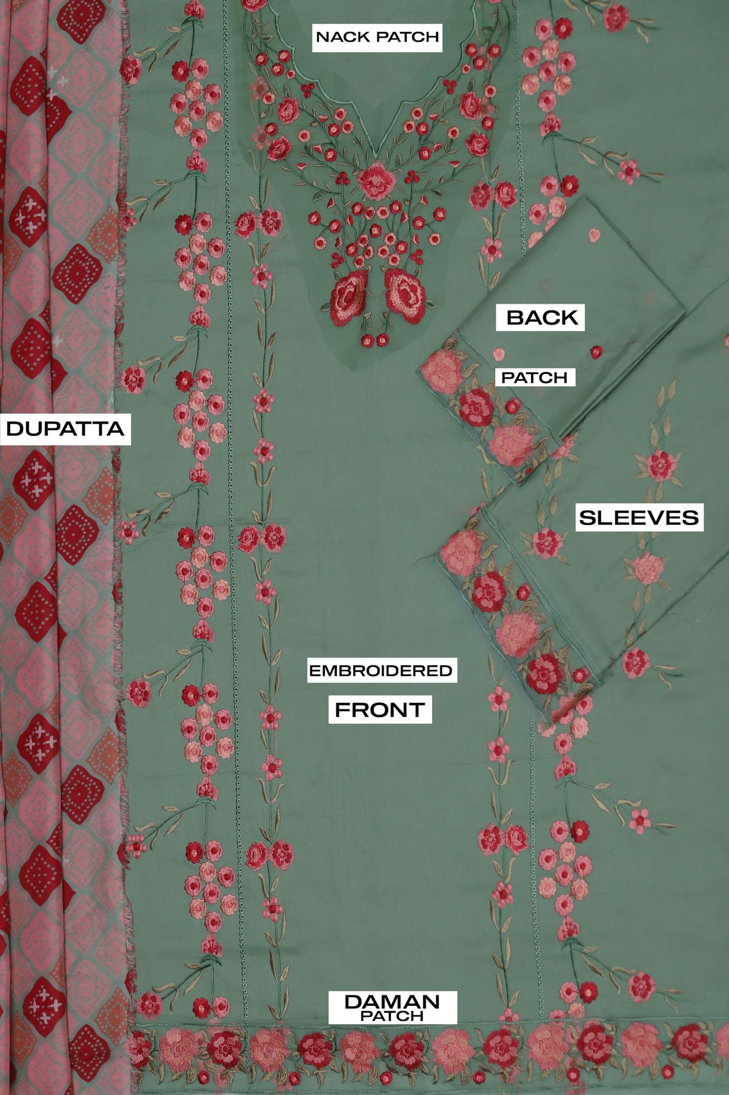 ZAIB HEAVY EMBROIDERED LAWN D-3