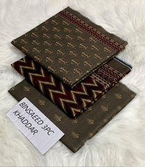 Bin-Saeed Khaddar All Over 3pc D-06