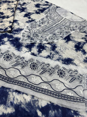 Luxury Lawn Embroided Unstitched 3pc D-09