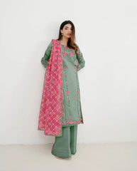 ZAIB HEAVY EMBROIDERED LAWN D-3