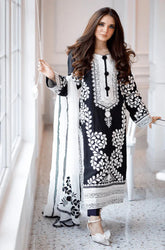 ZARKASHA LAWN PREMIUM UNSTICHED EMB 3PC