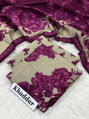 Khaddar all Over 3pc D-06