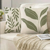 Boho Leaves Cushion Cover Pack Of 2