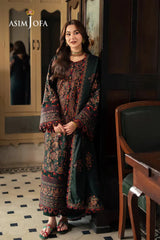 ASIM JOFA LAWN UNSTITCHED EMB 3PC