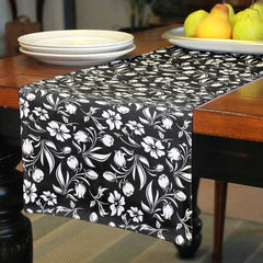 Tropical Noir Table Runner