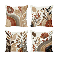 Boho Earthy Terracotta Cushion Covers Pack Of 4