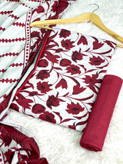 Linen Printed 3pc D-13