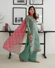 ZAIB HEAVY EMBROIDERED LAWN D-3