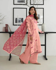 ZAIB HEAVY EMBROIDERED LAWN D-2