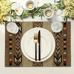 Bohemian Geometric Vintage Table Runner With Mates