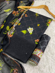 Luxury Lawn Embroided 3pc D-05