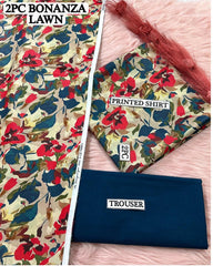Digital Print Lawn 2pc D-82