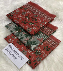 Bin-Saeed Khaddar All Over 3pc D-09