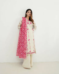 ZAIB HEAVY EMBROIDERED LAWN D-1