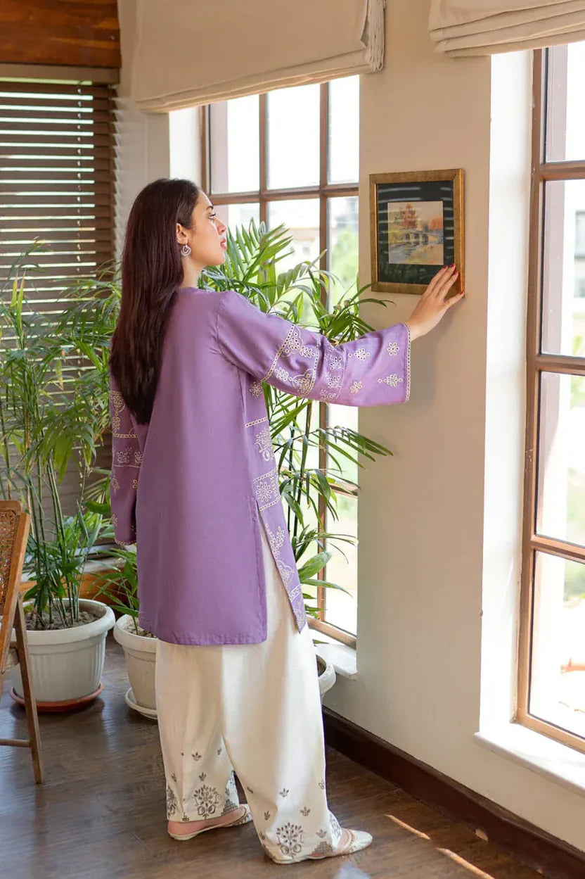 UGRE LAWN LUXURY UNSTITCHED EMB 2PC