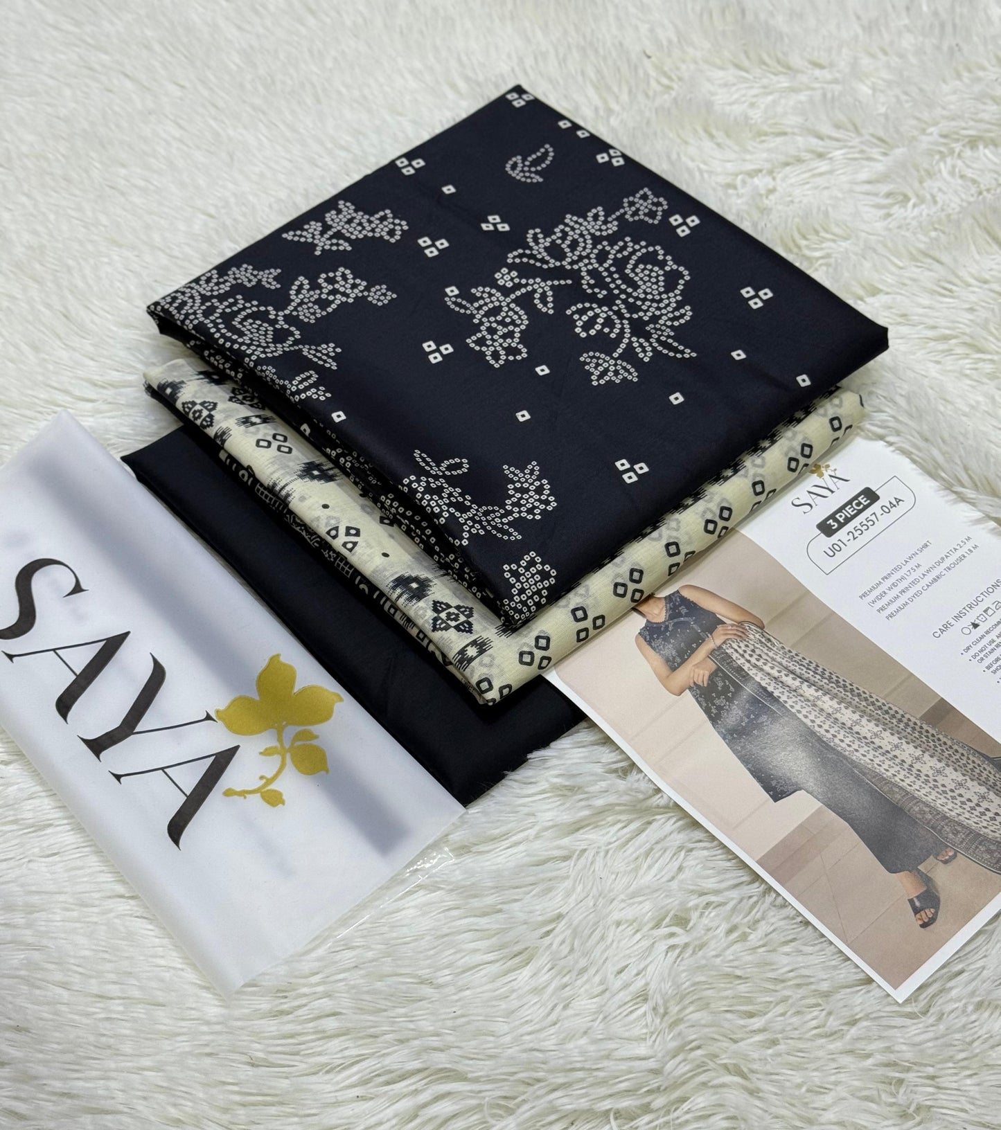 Saya Lawn 3pc D-02