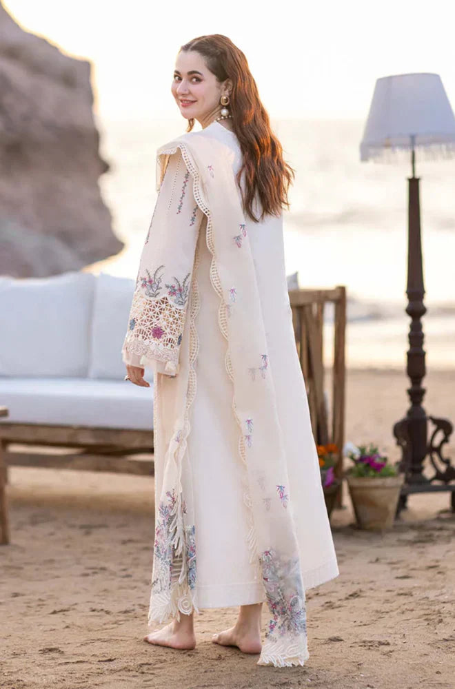 Qalamkar - Summer 3PC Lawn Embroidered Suit