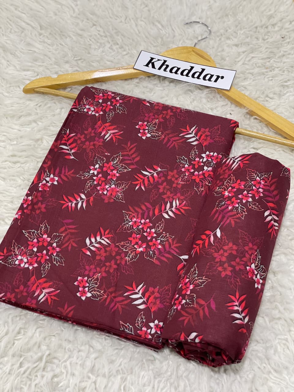 Khaddar All Over Printed 2pc D-20