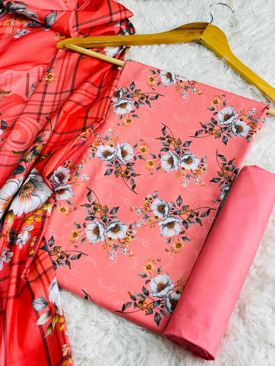 Linen Printed 3pc D-25