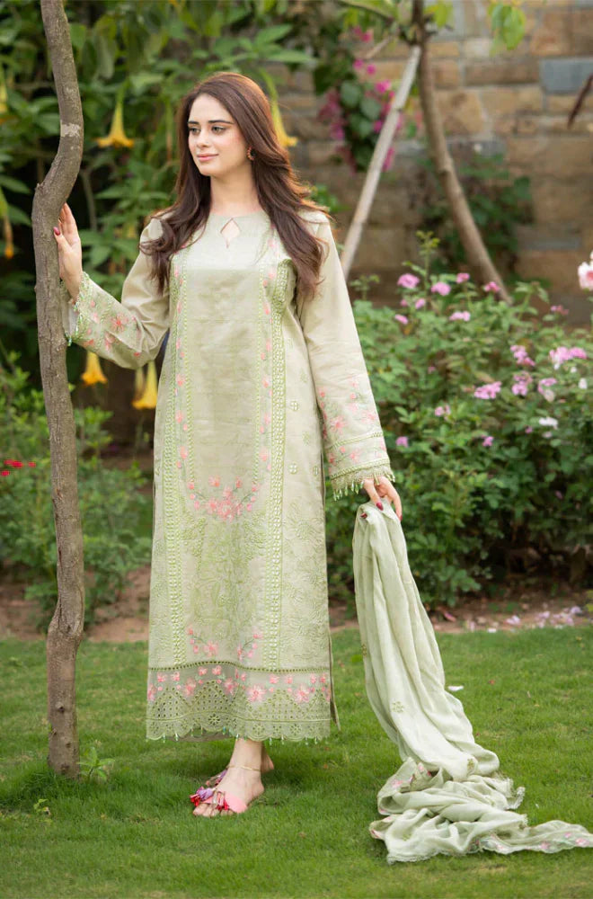 Summer 3PC Lawn Embroidered Suit