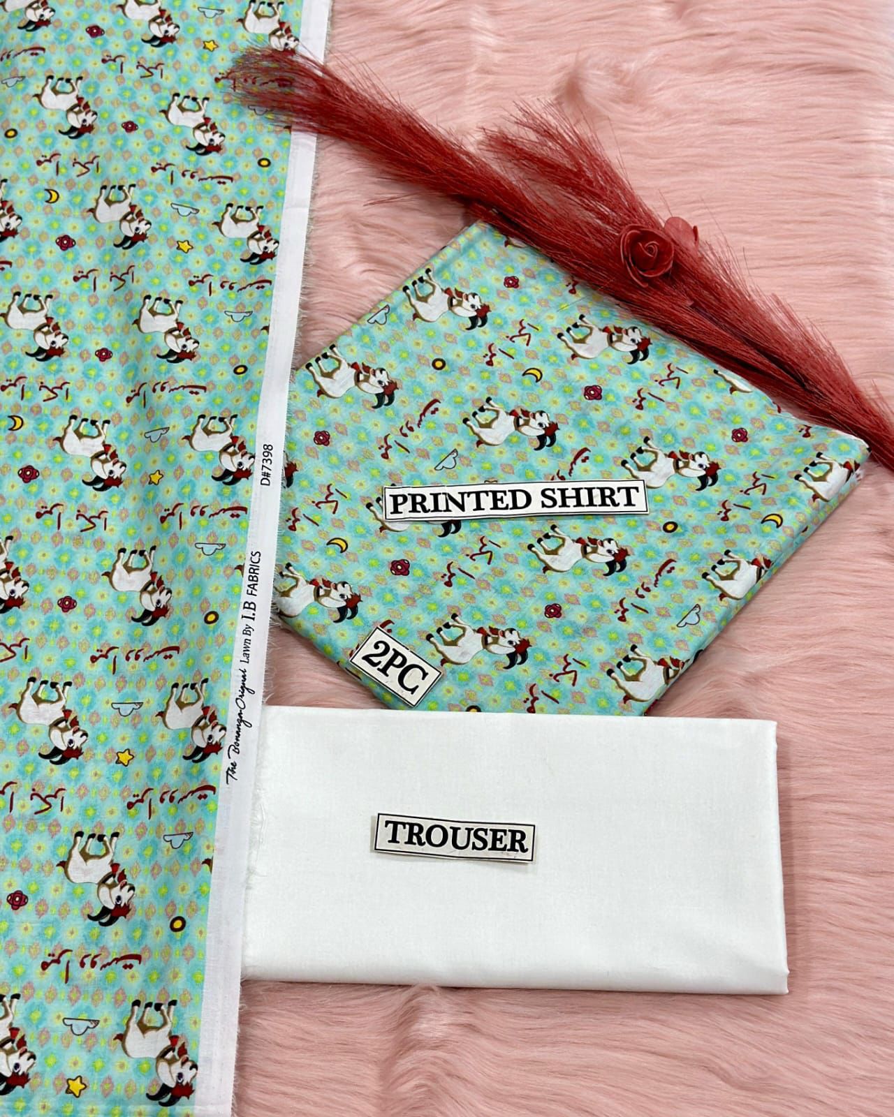 Digital Print Lawn 2pc D-10