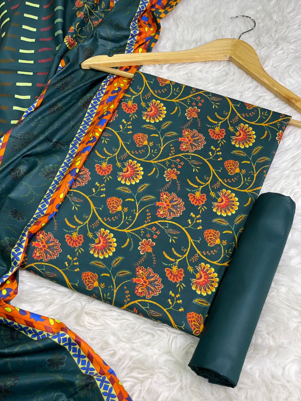 Linen Printed 3pc D-03