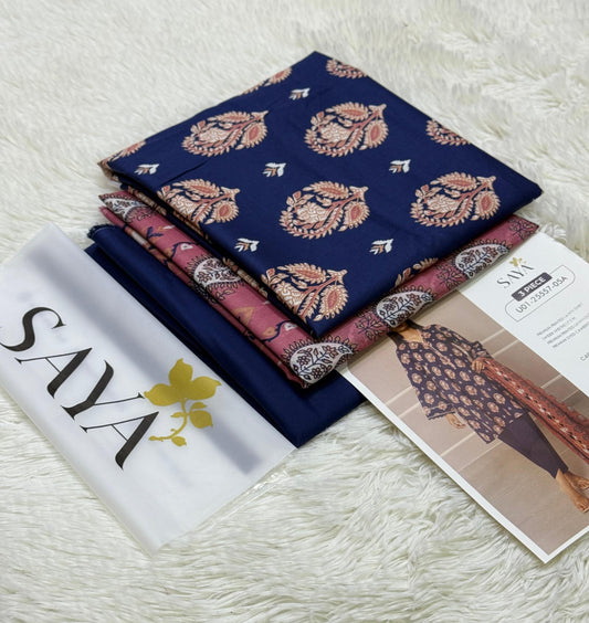 Saya Lawn 3pc D-04