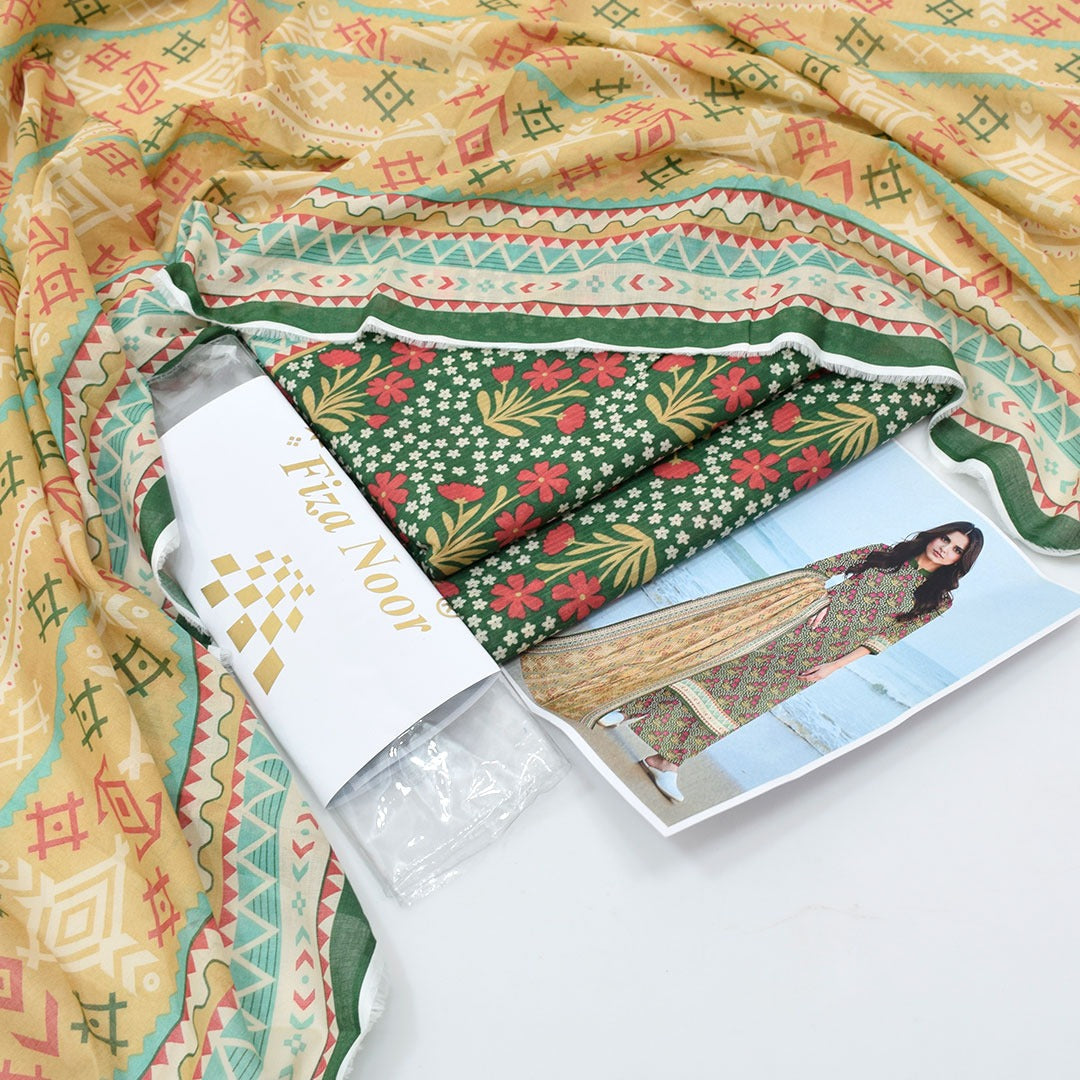 Fizza Noor Lawn 3pc D-02