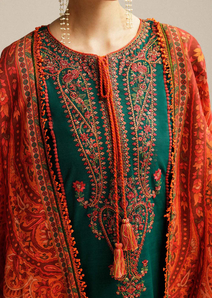 HUSSAIN REHAR LAWN UNSTITCHED EMB 3PC