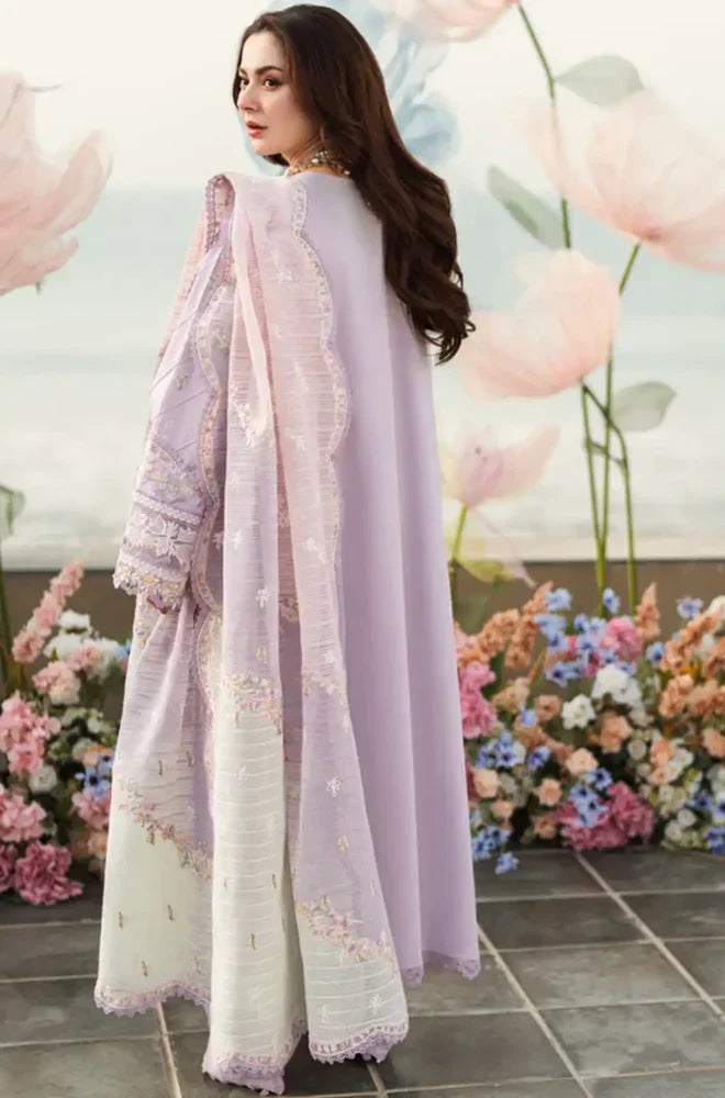 Qalamkar - Summer 3PC Lawn Emb Suit -