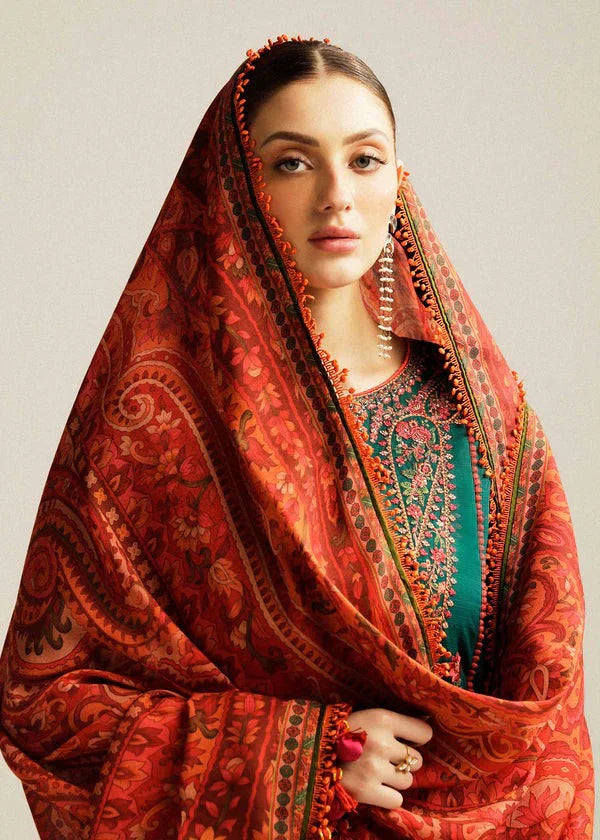 HUSSAIN REHAR LAWN UNSTITCHED EMB 3PC