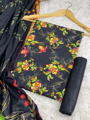 Linen Printed 3pc D-06