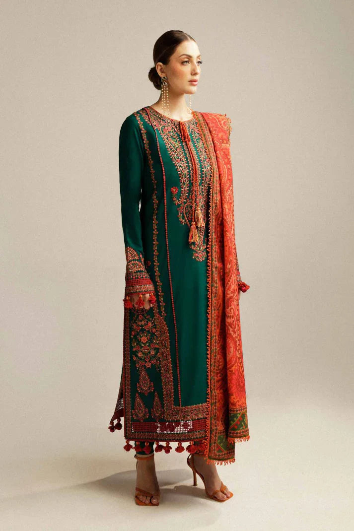 HUSSAIN REHAR LAWN UNSTITCHED EMB 3PC