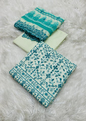 Luxury Emb Lawn 3pc D-02