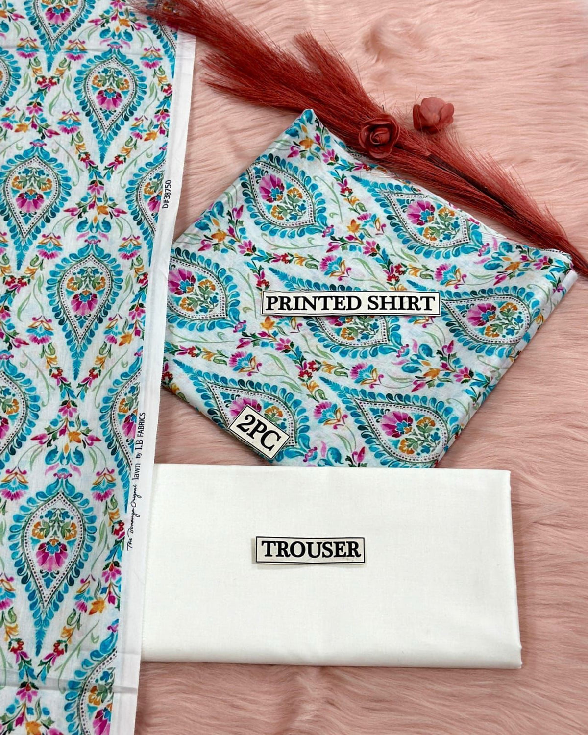 Digital Print Lawn 2pc D-100