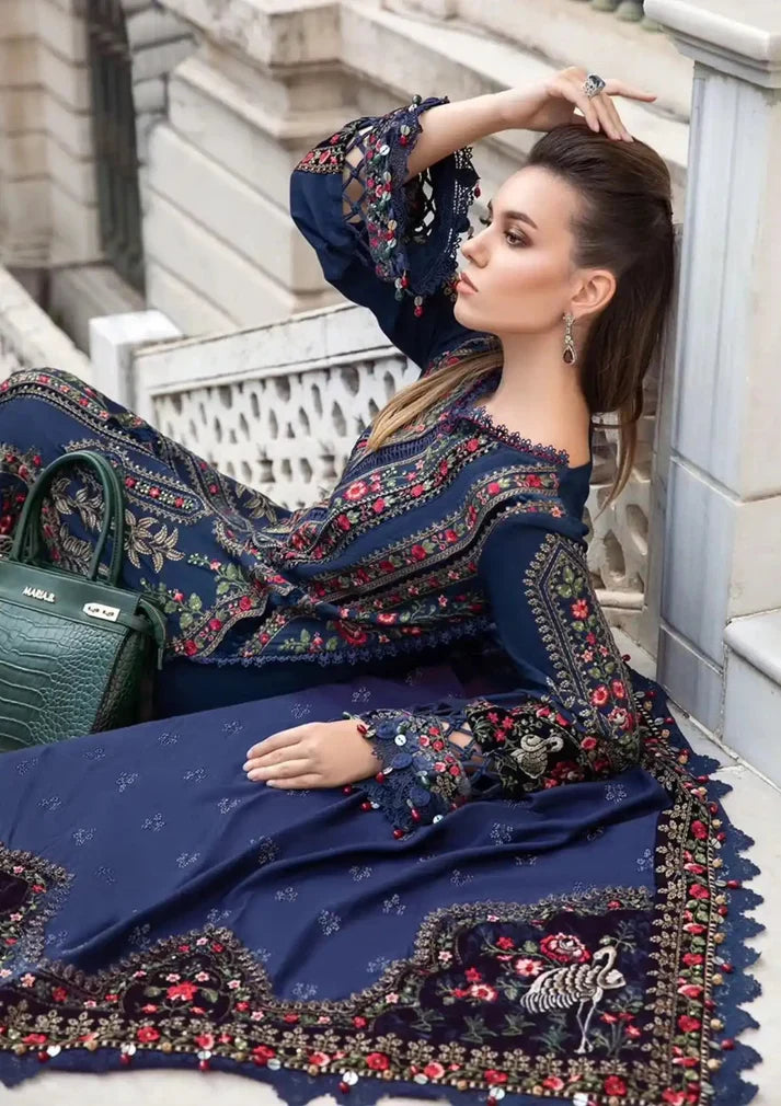 MARIA.B DHANAK PREMIUM UNSTITCHED EMB 3PC