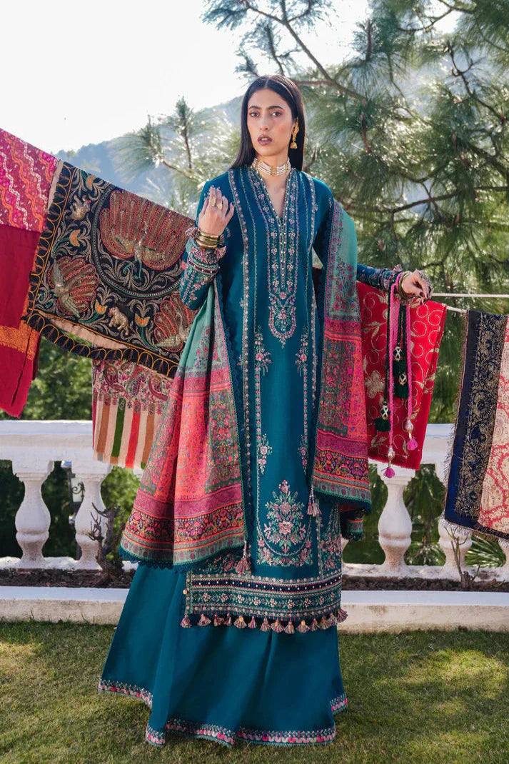 HUSSAIN REHAR DHANAK UNSTITCHED EMB 3PC