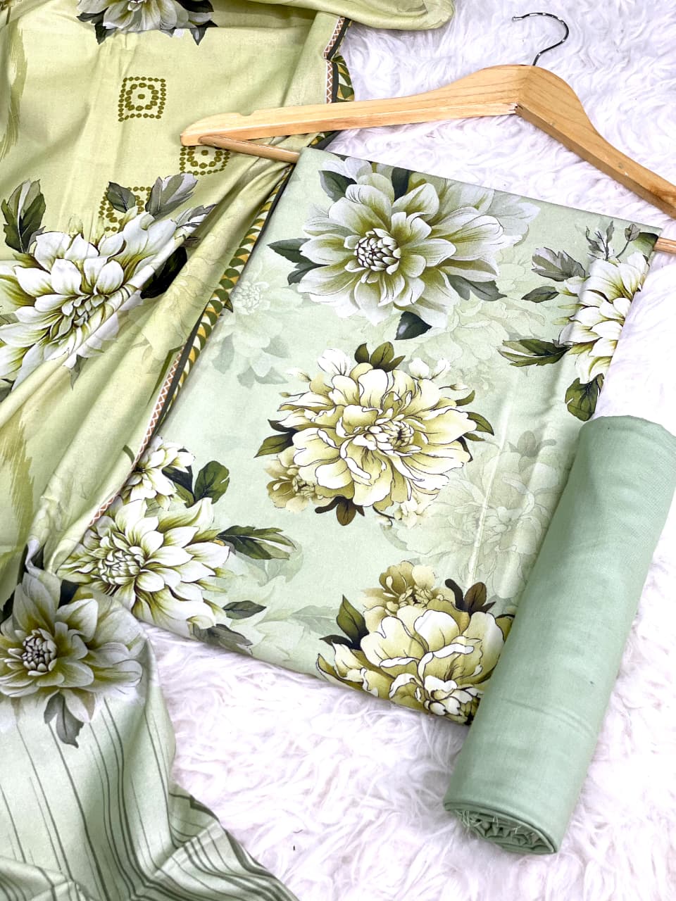 Linen Printed 3pc D-08