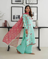 ZAIB HEAVY EMBROIDERED LAWN D-4