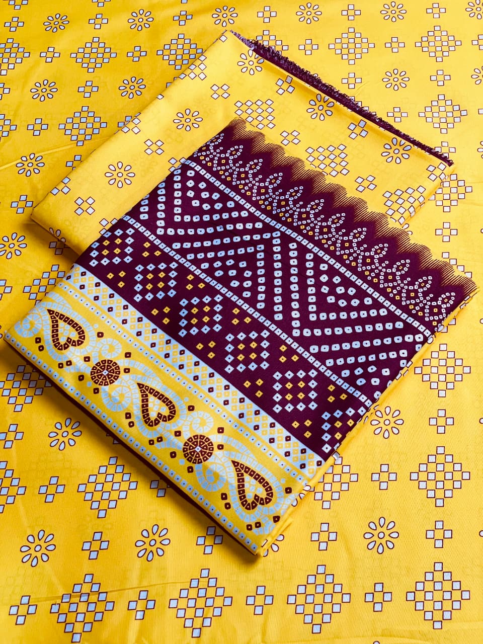 Winter Cotton All Over 2pc D-196