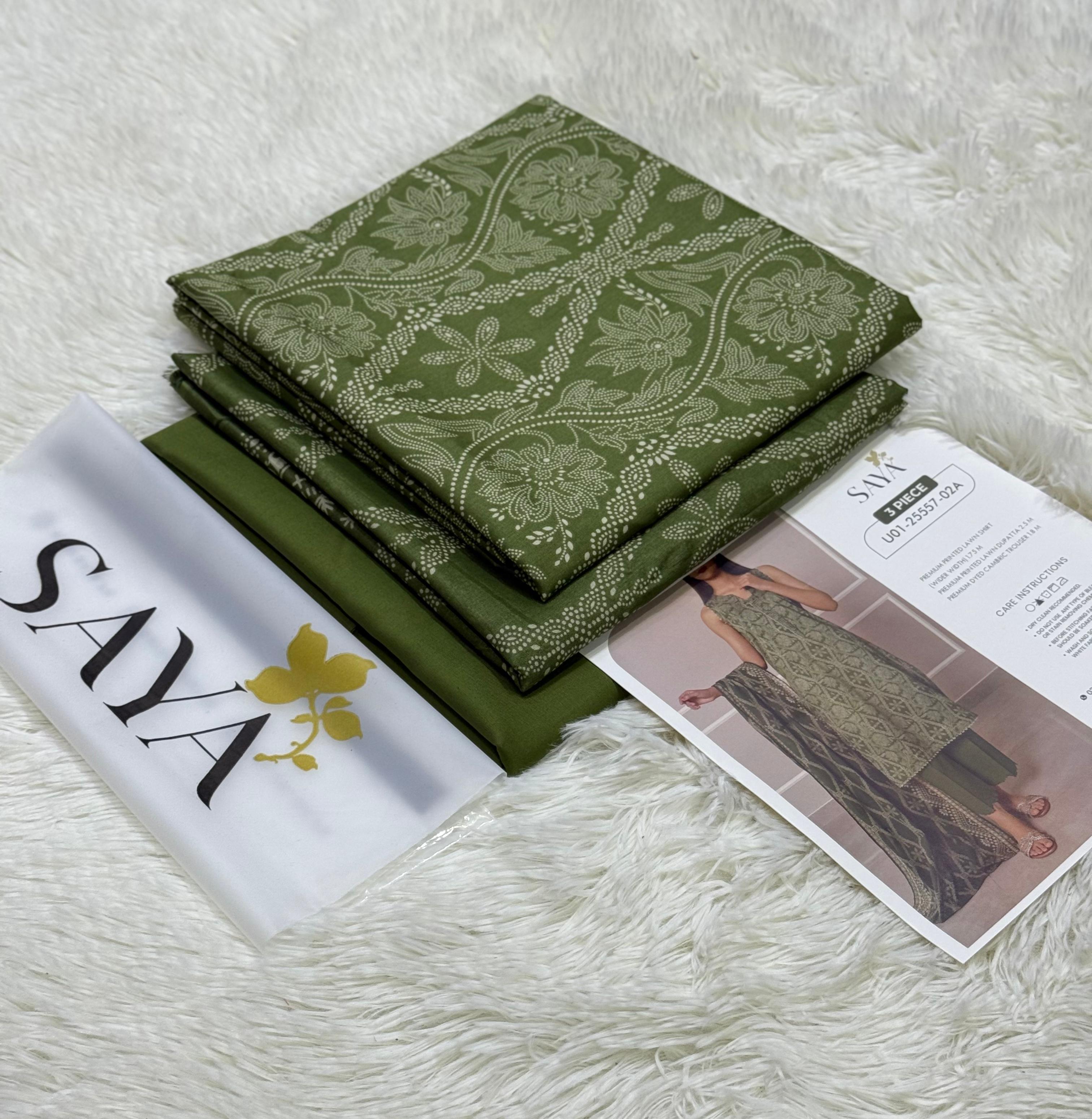 Saya Lawn 3pc D-03