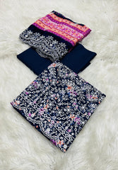 Luxury Emb Lawn 3pc D-07