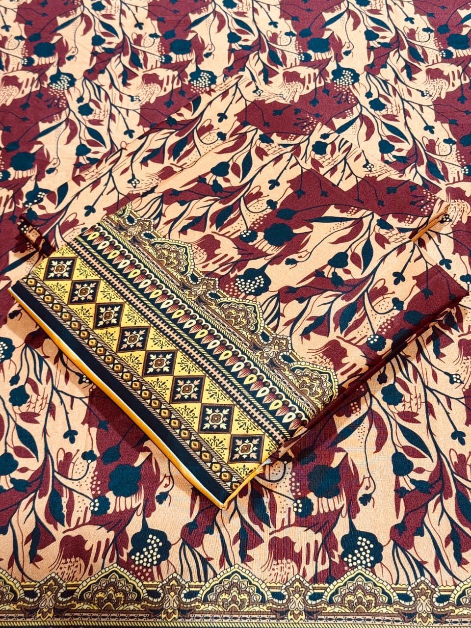 Winter Cotton All Over 2pc D-224