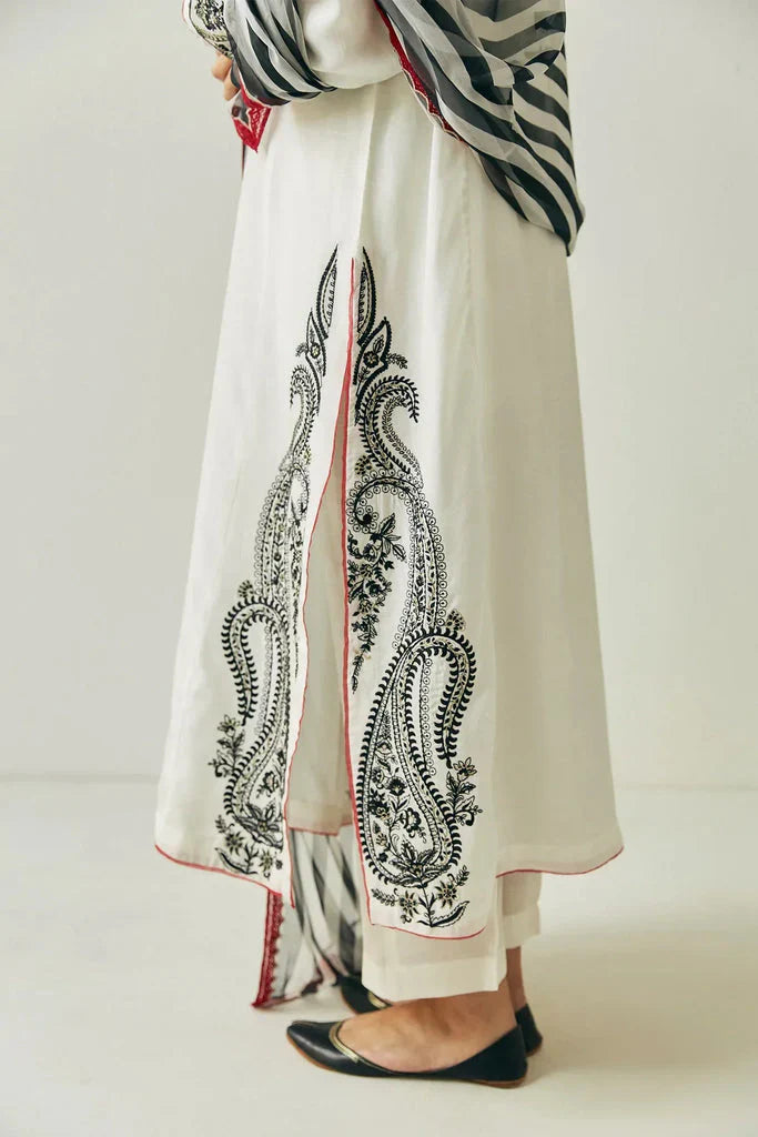 ZARA SHAHJAHAN LAWN LUXURY UNSTITCHED EMB 3PC