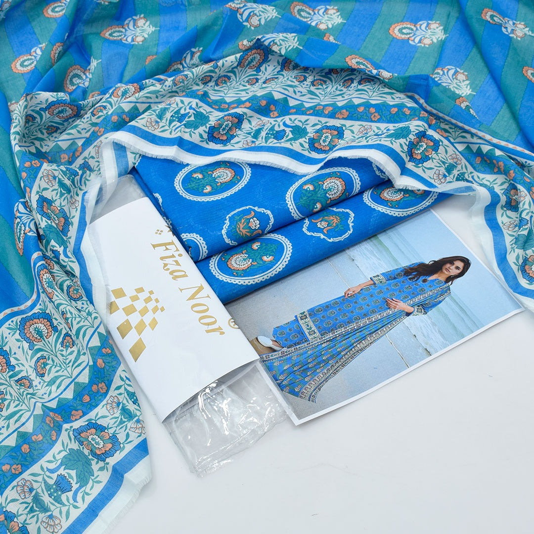 Fizza Noor Lawn 3pc D-04