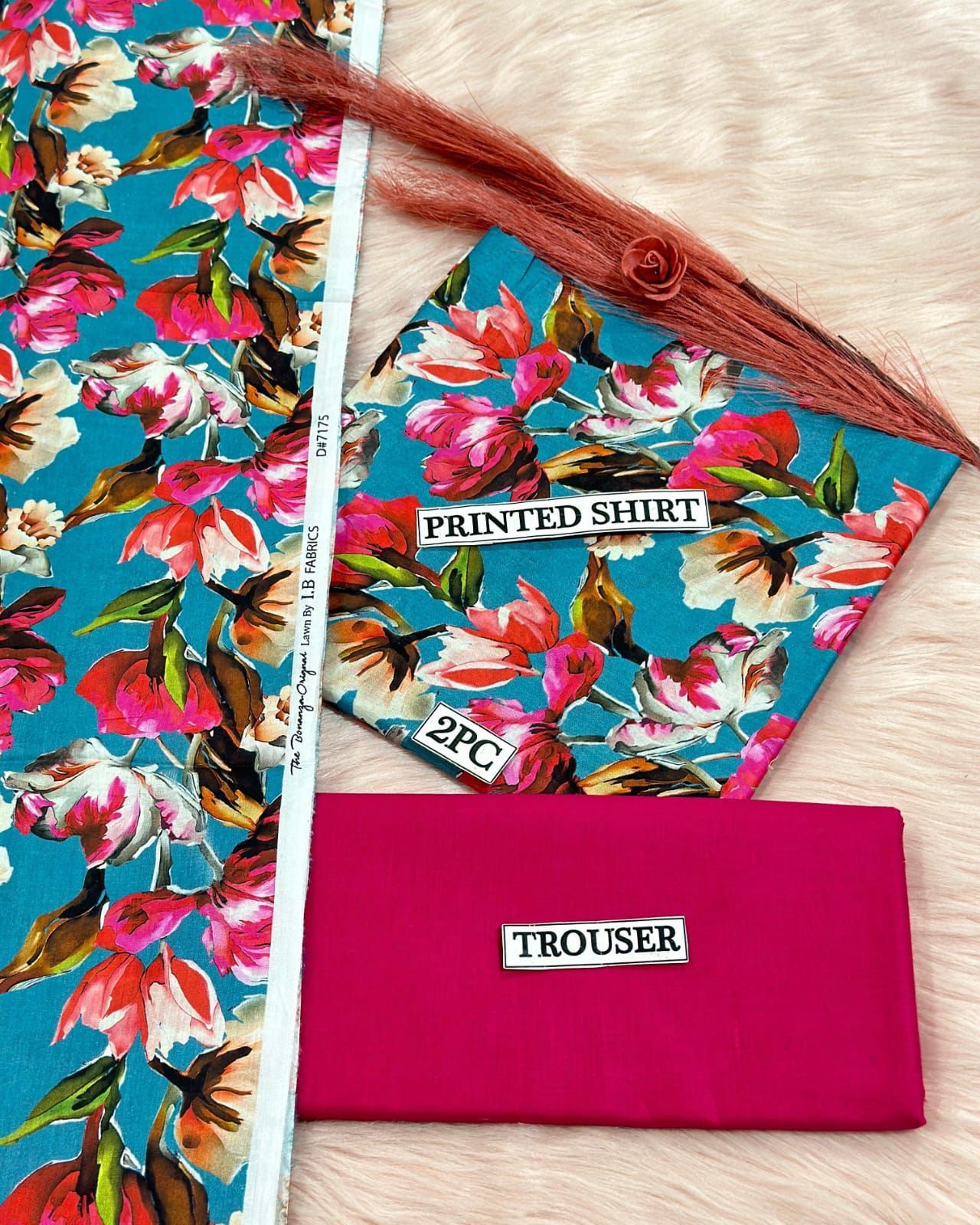 Digital Print Lawn 2pc D-96