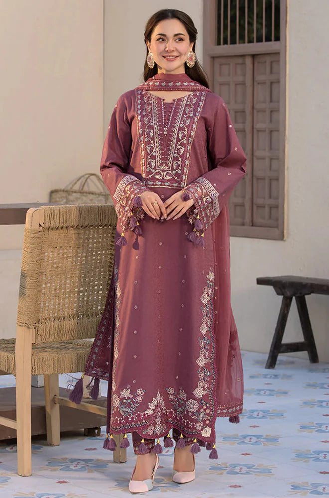 JADE LAWN PREMIUM UNSTITCHED EMB 3PC
