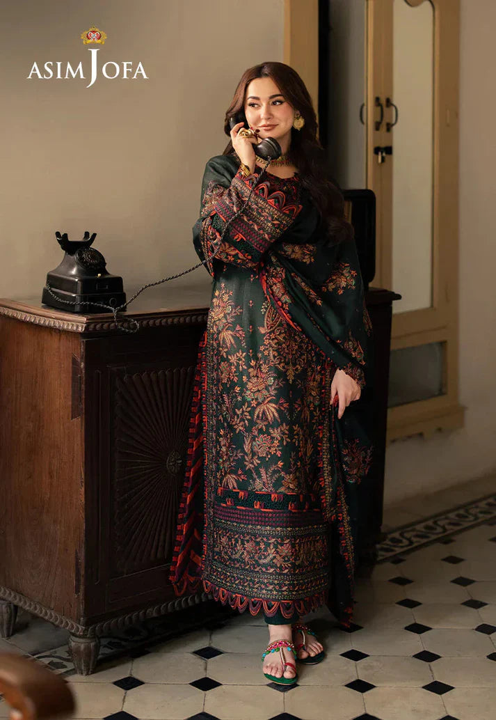 ASIM JOFA LAWN UNSTITCHED EMB 3PC