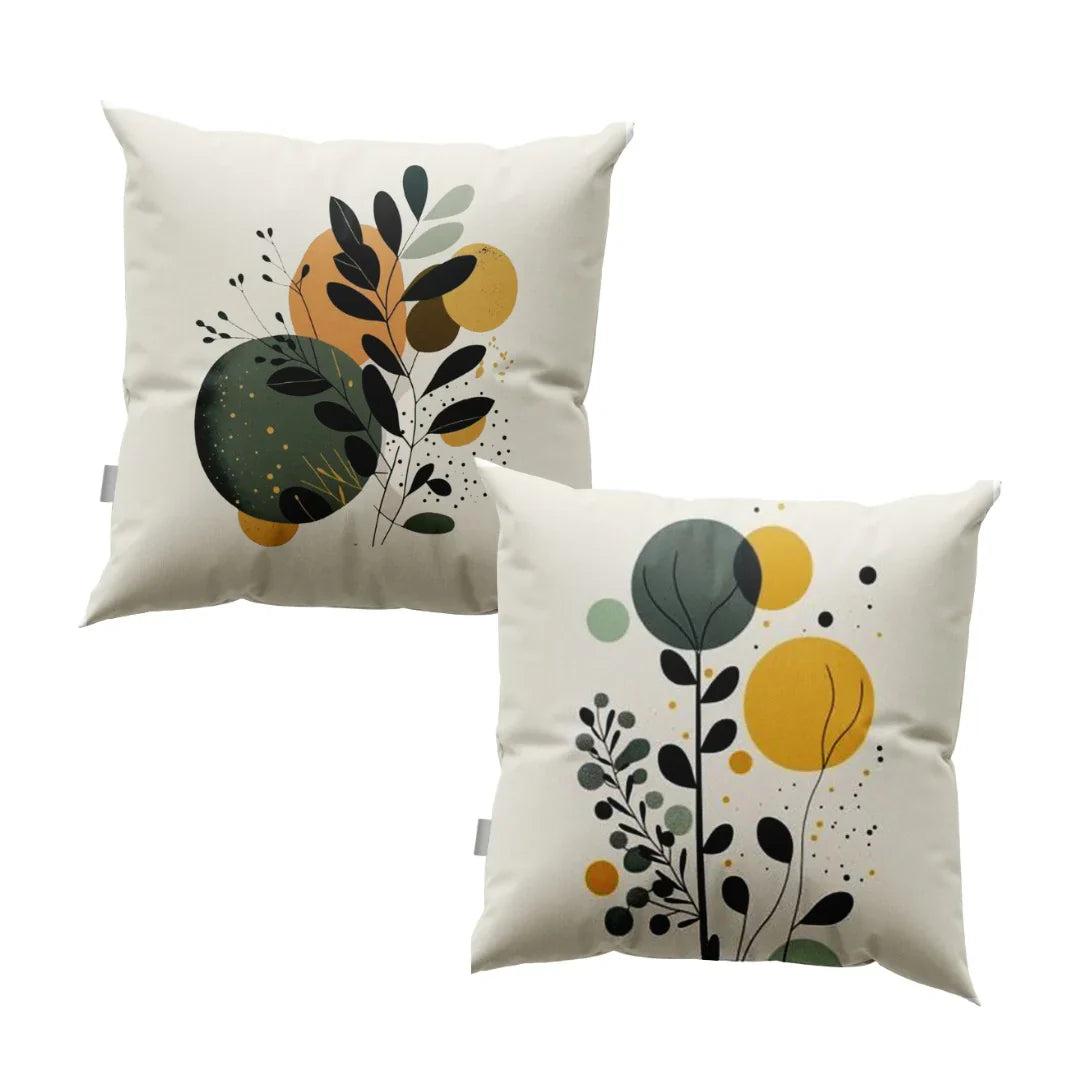 Modern Boho Green Shadow Pack Of 2