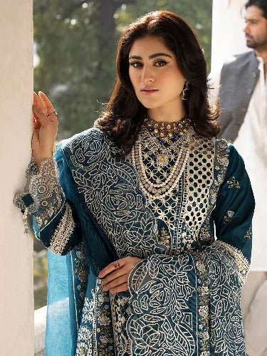 MAHNUR | SELENE | UNSTITCHED LAWN 3PC